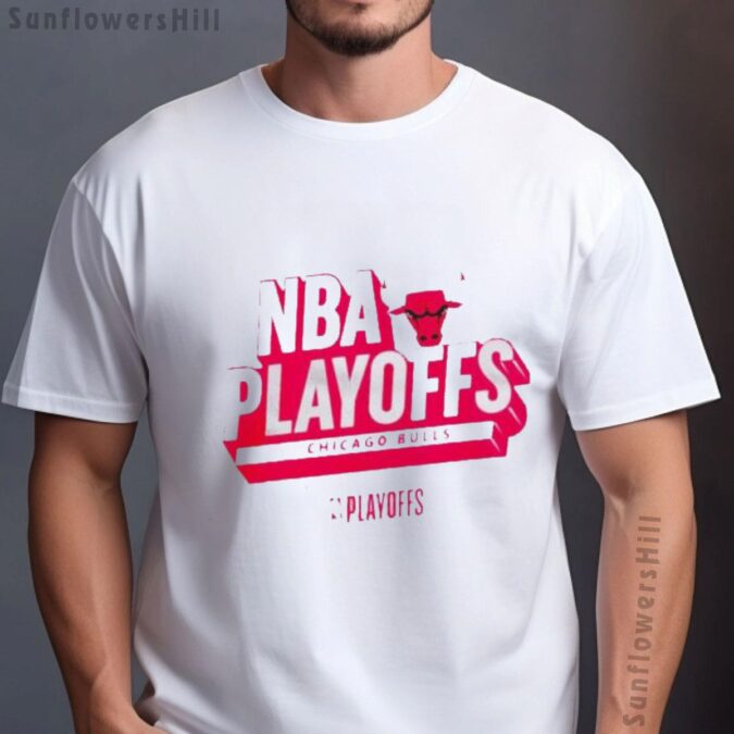 Chicago Bulls NBA Playoffs 2025 Shirt - Official Basketball Fan Gear for Game Day