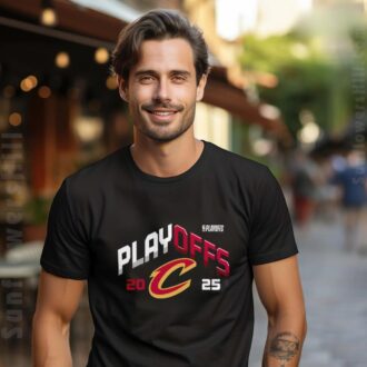 Cleveland Cavaliers 2025 NBA Playoffs T-Shirt - Official Cavs Fan Gear, Playoff Bracket Tee for Basketball Fans