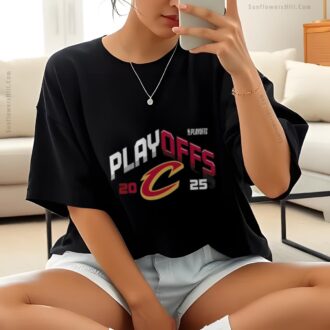 Cleveland Cavaliers 2025 NBA Playoffs T-Shirt - Official Cavs Fan Gear, Playoff Bracket Tee for Basketball Fans