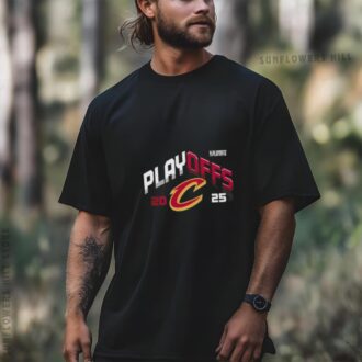 Cleveland Cavaliers 2025 NBA Playoffs T-Shirt - Official Cavs Fan Gear, Playoff Bracket Tee for Basketball Fans