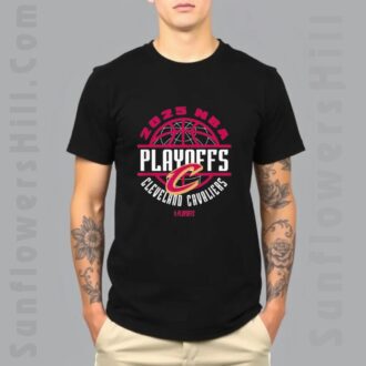 Cleveland Cavaliers NBA Playoffs 2025 Official T-Shirts for Fans - Best Game Time Apparel