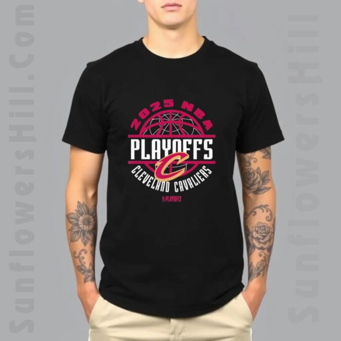 Cleveland Cavaliers NBA Playoffs 2025 Official T-Shirts for Fans - Best Game Time Apparel