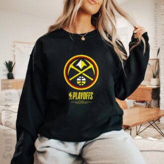 Denver Nuggets 2025 NBA Playoffs T-Shirt - Official Team Logo Tee for Fans
