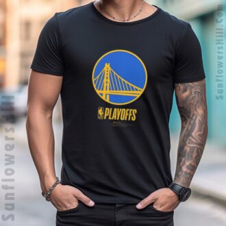 Golden State Warriors NBA Playoffs 2025 T-shirt - Official Basketball Fan Gear for Playoffs