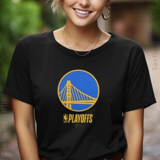 Golden State Warriors NBA Playoffs 2025 T-shirt - Official Basketball Fan Gear for Playoffs