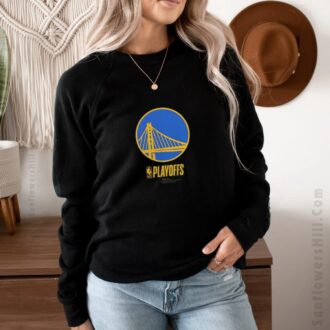 Golden State Warriors NBA Playoffs 2025 T-shirt - Official Basketball Fan Gear for Playoffs