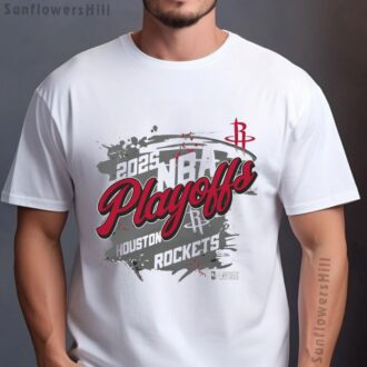Houston Rockets 2025 NBA Playoffs T-Shirt for Men - Fearless Design for True Fans
