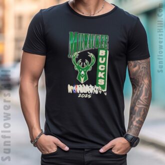 Milwaukee Bucks Playoffs 2025 T-Shirt - Gear Up for the NBA Championship Run