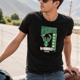 Milwaukee Bucks Playoffs 2025 T-Shirt - Gear Up for the NBA Championship Run