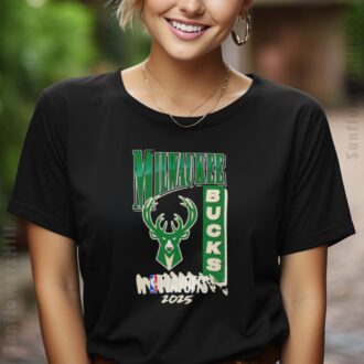 Milwaukee Bucks Playoffs 2025 T-Shirt - Gear Up for the NBA Championship Run