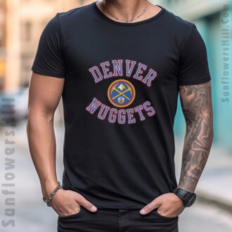NBA Playoffs 2025 Denver Nuggets Logo Shirt - Premium Unisex Tee for Basketball Enthusiasts