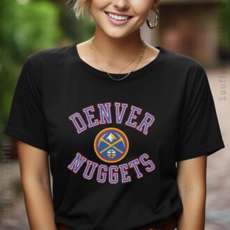 NBA Playoffs 2025 Denver Nuggets Logo Shirt - Premium Unisex Tee for Basketball Enthusiasts