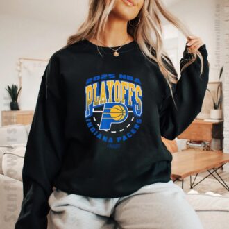 NBA Playoffs 2025 Official Indiana Pacers T-Shirt - Exclusive Design for Fans