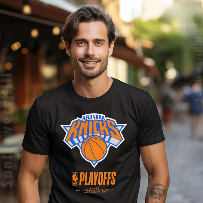 New York Knicks 2025 NBA Playoffs Alley Oop Shirt - Perfect Gift for Knicks Fans & Playoff Enthusiasts