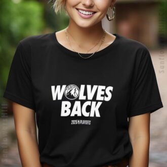Official Minnesota Timberwolves NBA Playoffs 2025 T-Shirt - Limited Edition On-Court Mantra for Fans