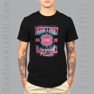 Official NBA Playoffs 2025 Detroit Pistons Back To Work Shirt - Perfect Gift for Fans