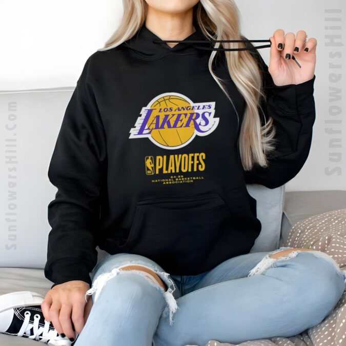 Shop Los Angeles Lakers 2025 NBA Playoffs Alley Oop Shirt - Perfect Gift for Fans