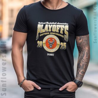 Shop Milwaukee Bucks 2025 NBA Playoffs Eastern Conference Shirt - Official Fan Apparel