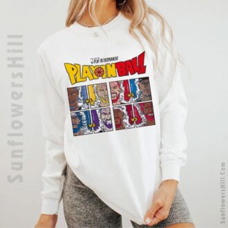 2025 NBA Play-In Tournament Shirt - Dragon Ball Matchup Graphic Tee for Game Day Wear