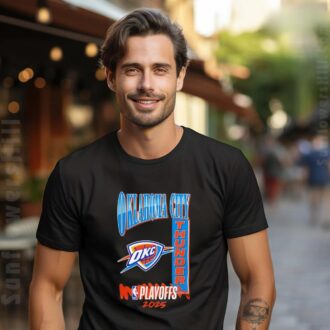 Shop Oklahoma City Thunder 2025 NBA Playoffs Shirt - Perfect Gift for Thunder Fans