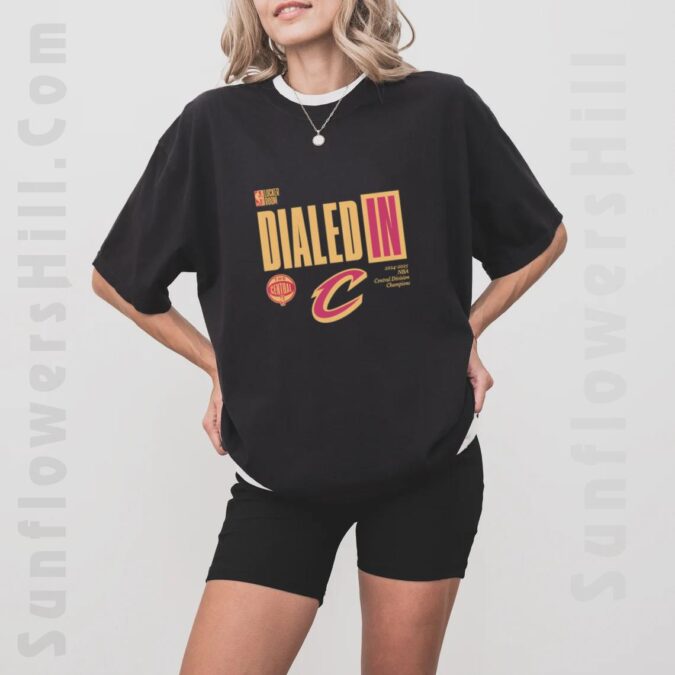 Cleveland Cavaliers Dialed In 2024–25 Division Champs T-Shirt - Official Fan Gear
