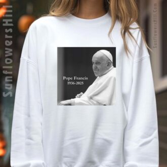 Commemorative Pope Francis Shirt - Honoring the Life of Jorge Mario Bergoglio (1936-2025)