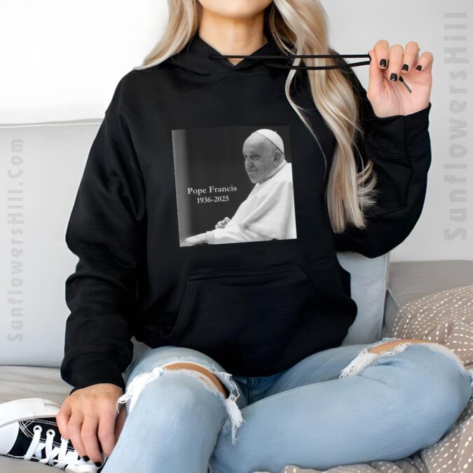 Commemorative Pope Francis Shirt - Honoring the Life of Jorge Mario Bergoglio (1936-2025)