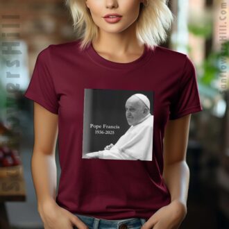 Commemorative Pope Francis Shirt - Honoring the Life of Jorge Mario Bergoglio (1936-2025)