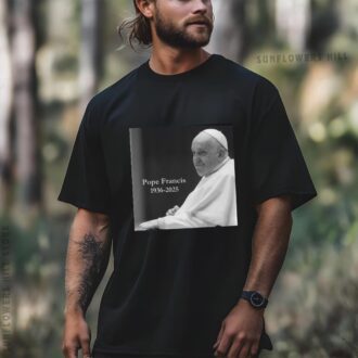 Commemorative Pope Francis Shirt - Honoring the Life of Jorge Mario Bergoglio (1936-2025)