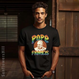 In Loving Memory of Pope Francis LGBTQ Shirt - Honoring the Voice for Social Justice and Equality