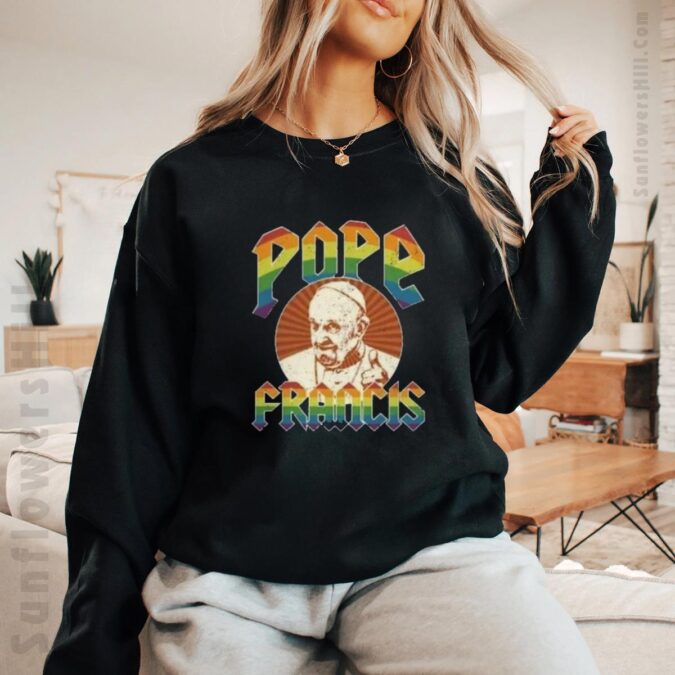 In Loving Memory of Pope Francis LGBTQ Shirt - Honoring the Voice for Social Justice and Equality