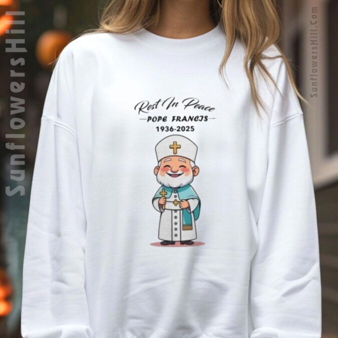 In Loving Memory of Pope Francis Shirt 2025 - Catholic Memorial Gifts