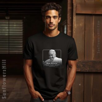 Rest in Peace Pope Francis Shirt - Heaven Welcomes Jorge Mario Bergoglio 1936 - 2025 Tee
