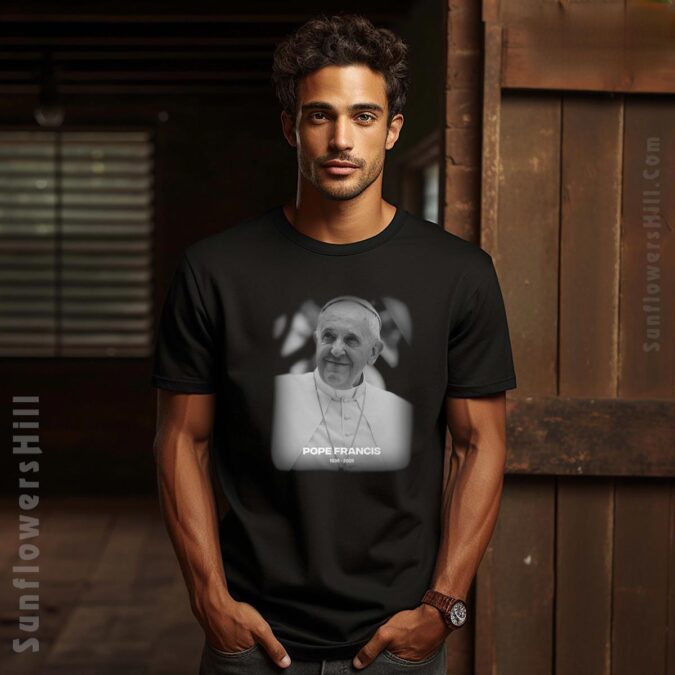 RIP Pope Francis Memorial Shirt - Honoring the Life of Pope Francis, Passed Away at 88