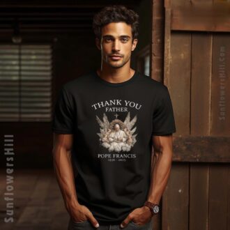 Thank You Father Pope Francis Shirt 2025, Catholic Tribute Apparel
