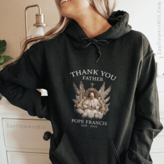 Thank You Father Pope Francis Shirt 2025, Catholic Tribute Apparel
