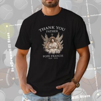 Thank You Father Pope Francis Shirt 2025, Catholic Tribute Apparel