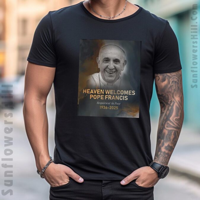 Thank You Pope Francis Shirt - RIP 1936-2025 Jorge Mario Bergoglio Catholic Faith T-Shirt