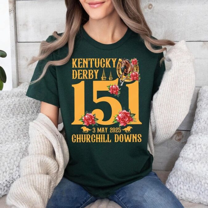 Funny Kentucky Derby 151st T-Shirt, Talk Derby to Me Party Gift for Horse Racing Lovers