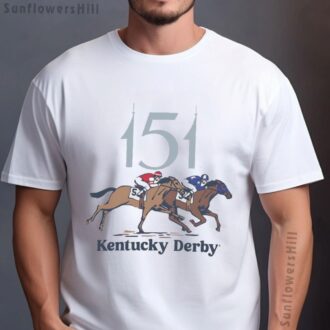 Celebrate Kentucky Derby 151st 1875-2025 Graphic Tee for Race Day Lovers