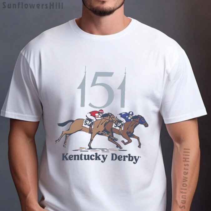 Celebrate Kentucky Derby 151st 1875-2025 Graphic Tee for Race Day Lovers