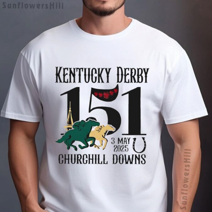 Churchill Downs Kentucky Derby 151 Shirt - May 3, 2025 Race Day Outfit