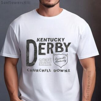 Churchill Downs Kentucky Derby 2025 T-Shirt - Classic Race Day Tee for Men & Women