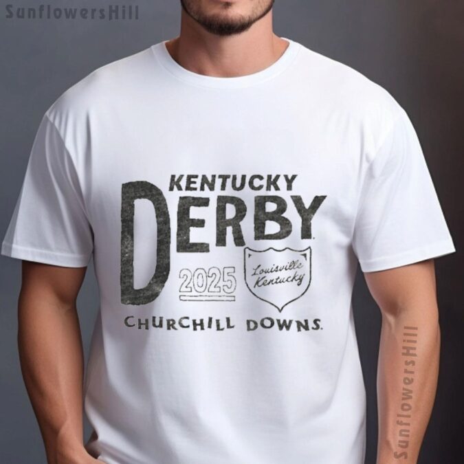 Churchill Downs Kentucky Derby 2025 T-Shirt - Classic Race Day Tee for Men & Women