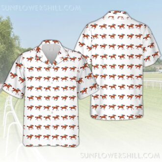 Kentucky Derby 2025 Run for the Roses Hawaiian Racing Shirt for Men and Women