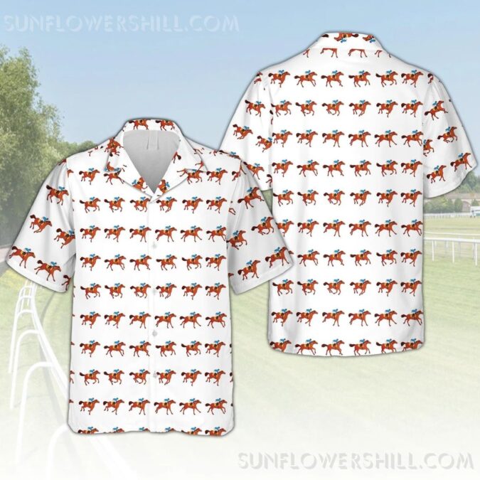 Kentucky Derby 2025 Run for the Roses Hawaiian Racing Shirt for Men and Women