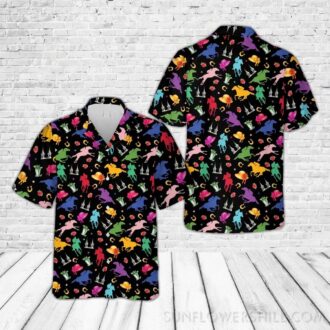 Kentucky Derby Hawaiian Shirt, Run for the Roses Button Up for Derby Party Men