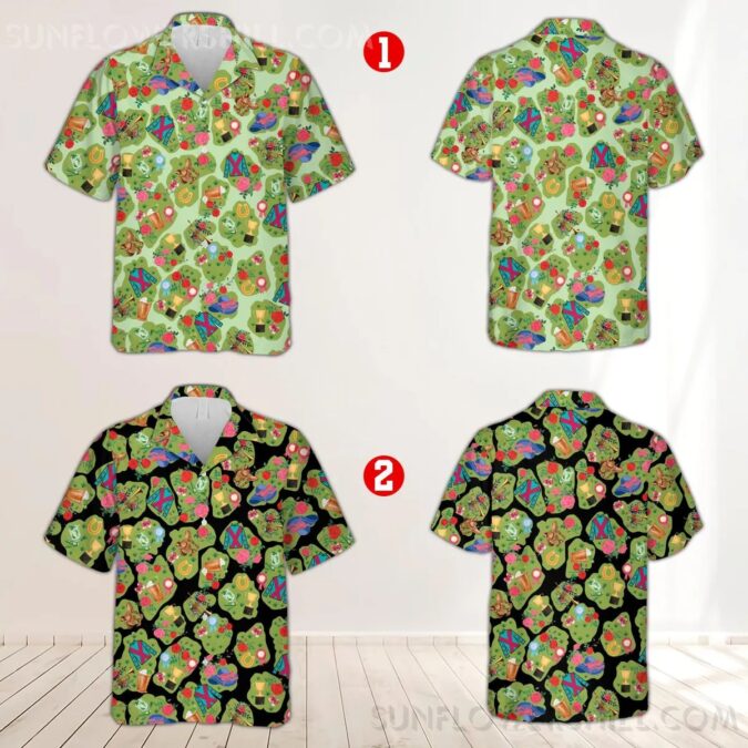 Run for the Roses Kentucky Derby Shirt - Green Hawaiian Button Up for Derby Party Look