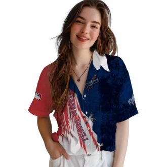 Blue White Dodgers Hawaiian Shirt - Stylish MLB Tropical Shirt for Game Day Fans