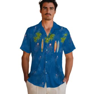 Dodgers Palm Tree Vacation Shirt - Official LA Team Hawaiian Summer Shirt